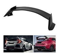 Terisass Alerón Trasero para Maletero, Estilo R, Protector de Labios, Ajuste para Civic Hatchback 2016-2020, Negro Brillante