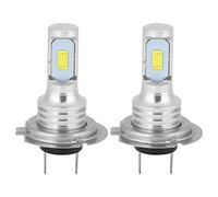 Terisass Bombilla De Luz Antiniebla LED 2 Piezas 80W 6000K Universal H7 LED Lámpara De Luces Antiniebla De Coche Súper Brillante 12-24V
