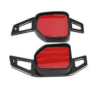 Terisass Extensión de la Palanca de Cambios del Volante 2 piezas Extensiones de las Paletas de Cambio del Volante del Coche Aptas para A1 A3 A8 TT 2006 2007 2008 2009 2010 2011