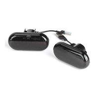 Terisass Luz de señal de LED Indicadores de luz de Marcador Lateral de Flujo dinámico Luces Intermitentes Lámpara Apta para