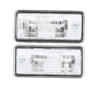 Terisass Par de lámparas de luz de matrícula de 8E0807430A 8E0807430B para A3 C6 A8 D3 RS4