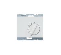 Termostato de ambiente Hager Berker blanco brillante con contacto inversor - 20267109
