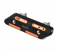 Térmica para tubo Ajuste para SXF EXCF SMR 350 500 para BETA RR 390 430 480 Protector de escape motocicleta silenciador tubo cubierta protección térmica Escudos térmicos(Orange)