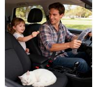 térmica para Volante | Protector de Felpa de 26 cm - de Volante Suave Antideslizante para Mujer - Interior de Invierno para Coches para Hombres