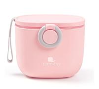 Termichy Dispensador de fórmula para bebés, contenedor dispensador de fórmula portátil para viajes, actividades al aire libre para bebés, 250g (rosa, 1 paquete)
