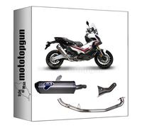 termignoni tube de escape completo scream titano homologado compatible con honda xadv x-adv 750 euro4 2017 2018 2019 2020 2021 2022 mototopgun