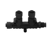 Terminador en T NMEA 2000, Cables Troncales NMEA 2000 Cables de Derivación Terminadores en T, Conector T de 2 Puertos NMEA 2000 para Redes Lowrance