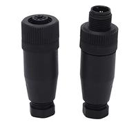 Terminador NMEA 2000 macho y hembra M12 Conector en forma de 5 núcleos A, resistencia terminal nominal 9A para de barcos marinos y sistemas de red abierta DeviceNet, protección