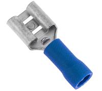 Terminal aislado hembra de 63 mm - Azul