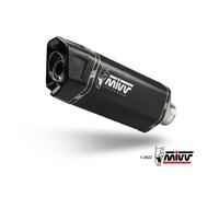 TERMINAL DE ACERO INOXIDABLE SR-1 NEGRO MIVV PARA HONDA CB HORNET 750 2023-2024