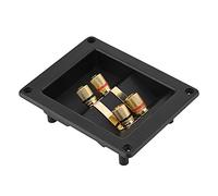 Terminal de Altavoz 4 Terminal de conexi¨®n de Cobre Terminal Conector de Cable Caja de Altavoz Enchufe de subwoofer