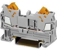 Terminal de conexión rápida PHOENIX CONTACT QTC 1.5, gris, corriente nominal de 17,5 A, 2 puertos, sección transversal de 0,25 mm² a 1,5 mm², 5,2 mm de ancho