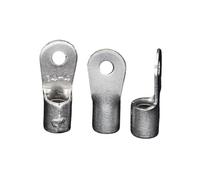 Terminal de crimpado con conector de cobre sin aislamiento, de barril soldado, de horquilla, con lengüeta de anillo, de 4-6 mm², AWG12-10, RNB5.5(RNB5.5-4(S) (Copper),10Pieces)