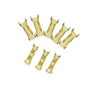 Terminal de crimpado para cable de cobre, Conector de bloque de acoplamiento de engarzado de alambre de cobre en forma de U, pestaña tipo U 0,3-1,5 mm2, 50/100/200 piezas(200pcs)