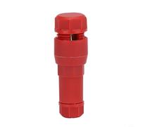 Terminal de derivación en T 5 A 500 W para línea principal de 1,5 - 4,0 mm² y rama de 0,75 - 2,5 mm², conector sin pelar de latón niquelado, ignífugo, aislado para iluminación e industria, (D)
