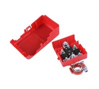 Terminal de distribución de batería de coche 32 V 400 A con cabezal de liberación rápida y cubierta para vehículos de tracción en las cuatro ruedas y caravanas que utilizan sistemas de batería dual y