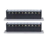 Terminal de doble fila - Conector eléctrico de cobre, voltaje de corriente nominal 30A 660V, aislamiento de polvo transparente, cableado fácil para la distribución y (tipo 1)