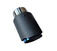 Terminal De Escape 1 Pieza Terminales Escape Coche Tubo Azul Mate Fibra Carbono Boquilla Extremo Tubo Silenciador Puntas Para Todos Los Coches Tubo De Escape