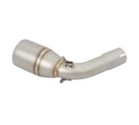 Terminal De Escape Compatible Con Benelli Para TNT125 TNT135 2017-2022 Motocicleta 51MM Tubo De Enlace Medio Para Escape Para Silenciador De Sistema Para Escape