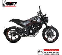 Terminal De Escape MIVV X-M1 Negro Benelli Leoncino 125 2022 2023 2024