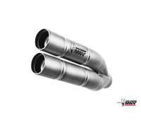 Terminal De Escape Racing Inox MIVV Double Gun Para Suzuki GSX-S 750 2017-20