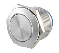 Terminal de soldadura for interruptor eléctrico momentáneo 1NO de cabeza plana de acero inoxidable de 19 mm (1 unidad)