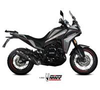 TERMINAL DE SONIDO MIVV ACERO INOXIDABLE NEGRO PARA MOTO MORINI X-CAPE 2021-2024