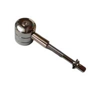 Terminal de tambor de metal, suministros de batería de alta calidad para una fijación segura del parche de tambor, tamaño compacto de 0.6 pulgadas, versátil para bombos Snare Tom, una sola vía