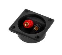 Terminal de unión de terminal de panel trasero de caja de 2 vías, subwoofer, conector cuadrado de resorte, repuesto