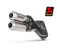TERMINAL DESLIZANTE AKRAPOVIC ACERO INOXIDABLE PARA VESPA GTS 300 2021-2024