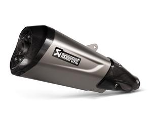TERMINAL DESLIZANTE AKRAPOVIC ACERO INOXIDABLE PARA VESPA GTS 300 2021-2024