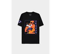 Difuzed Camiseta unisex Terminal Naruto Shippuden Negra Talla XL Merchandising