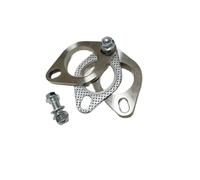 Terminal Escape Accesorios Para Coche Universales Acero Inoxidable Silenciador Escape Brida Conexión Tubo Junta 51/63/76mm(45mm 2pcs)