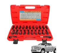 Terminal Extractor Tool, Automotive Wiring Harness Removal Kit for Plug Pin Extraction, Home Repairing Accessory for Electrical Devices, Cars, Trucks, and Household Use, 16.93x9.33x2.56 inches