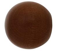 Terminal Madera Esfera 20x40 mm. Nogal