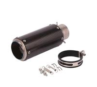 terminal moto Para Pegatina Para S1000RR Para CBR1000 silenciador | Escape Motocicleta 60mm/51mm Fibra Carbono Aleación Titanio Moto Deportiva Carreras(D shape)