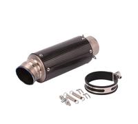 terminal moto Para Pegatina Para S1000RR Para CBR1000 silenciador | Escape Motocicleta 60mm/51mm Fibra Carbono Aleación Titanio Moto Deportiva Carreras(G shape)