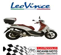 Terminal Negro Inoxidable LeoVince piaggio beverly 350 Sport Touring 2011-2016
