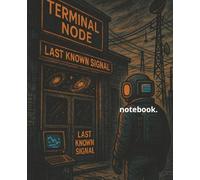 Terminal Node Composition Notebook: A Sci-Fi Inspired Wide Ruled Journal with Retro-Futuristic Cover Art - 7.5 x 9.25 in | 110 Pages