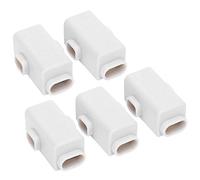 Terminal Paralelo Divisor Caja de conectores de conexiones de cobre 5 piezas Cubierta aislante desmontable Cableado rápido para interruptor de luz de techo Cableado Medidor (ZK-T1)