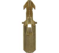 Terminal plana desnuda macho en blíster, 6,35 mm x 0,8 mm, 1 a 2,5 mm2, 10 unidades