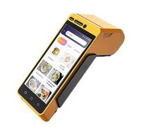 Terminal portátil de pago inteligente móvil, caja registradora con impresión Bluetooth, máquina Pos inteligente todo en uno táctil, portátil