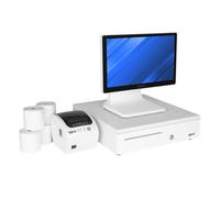 Terminal punto de venta iggual IGG320167pack 15.6" táctil SSD 128GB impresora térmica