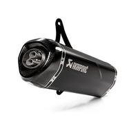 TERMINAL SLIP-ON DE ACERO INOXIDABLE NEGRO AKRAPOVIC PARA VESPA GTS 300 2008-202