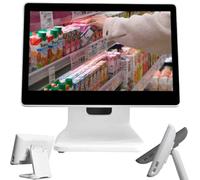 Terminal TPV con pantalla táctil 15,6 pulgadas para caja registradora, cajero para supermercados, catering,CPU N2930,4 GB de RAM, SSD de 64 GB, para comercio minorista, catering y hostelería.
