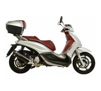 Terminale Scarico Leovince Nero Piaggio Beverly 350 Sport Touring E3 2011 2016