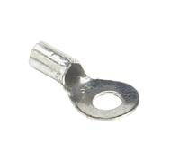 Terminales abiertos de 4 mm, 100 unidades, ideales para conexiones eléctricas y proyectos de bricolaje y electrónica.