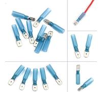 Terminales aislados Crimp Spade alambre eléctrico de termocontracción Conectores Conjunto,Durabilidad(10Pcs Male)