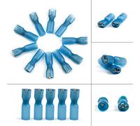 Terminales aislados Crimp Spade alambre eléctrico de termocontracción Conectores Conjunto,Durabilidad(10Pcs Female)