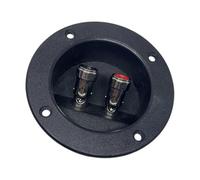 Terminales de altavoces redondos de 75 / 82 / 90 mm Taza con clips de carga de resorte Contactos de cobre de conductividad para fácil instalación de cables Sin tornillos Conectores de altavoces